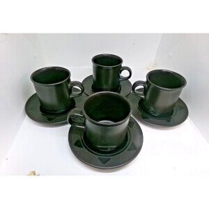 PFALTZGRAFF Midnight Sun Set 4 Cups, 4 Saucers